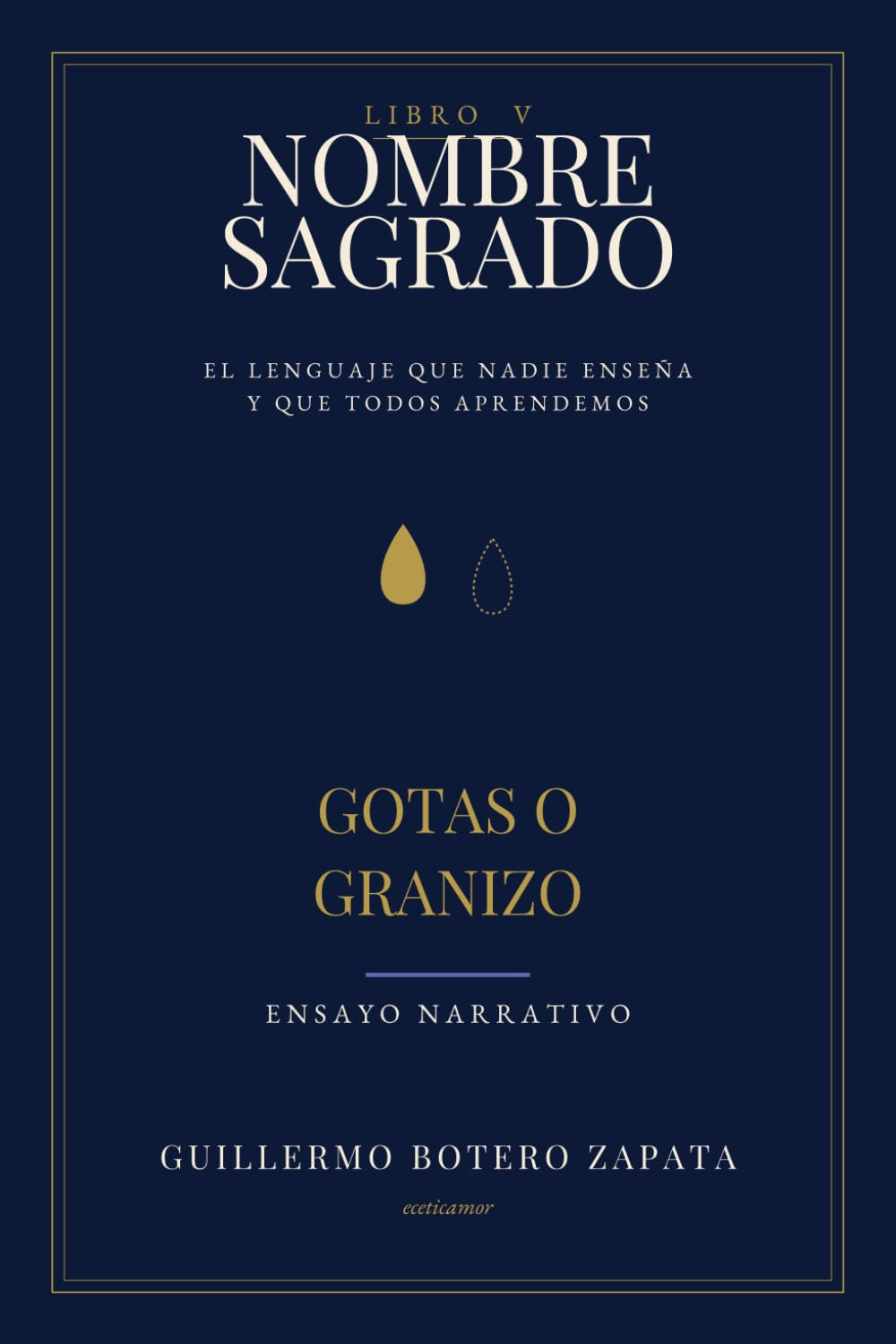 NOMBRE SAGRADO: GOTAS O GRANIZO (UNIVERSO GUILLERMO BZ)