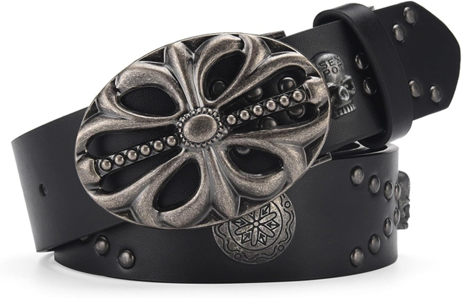 Y2k Belt for Women Men Punk Alt Emo Gothic Grunge Clothes Accessories Vintage Western Cowboy Cowgirl Studded Belt