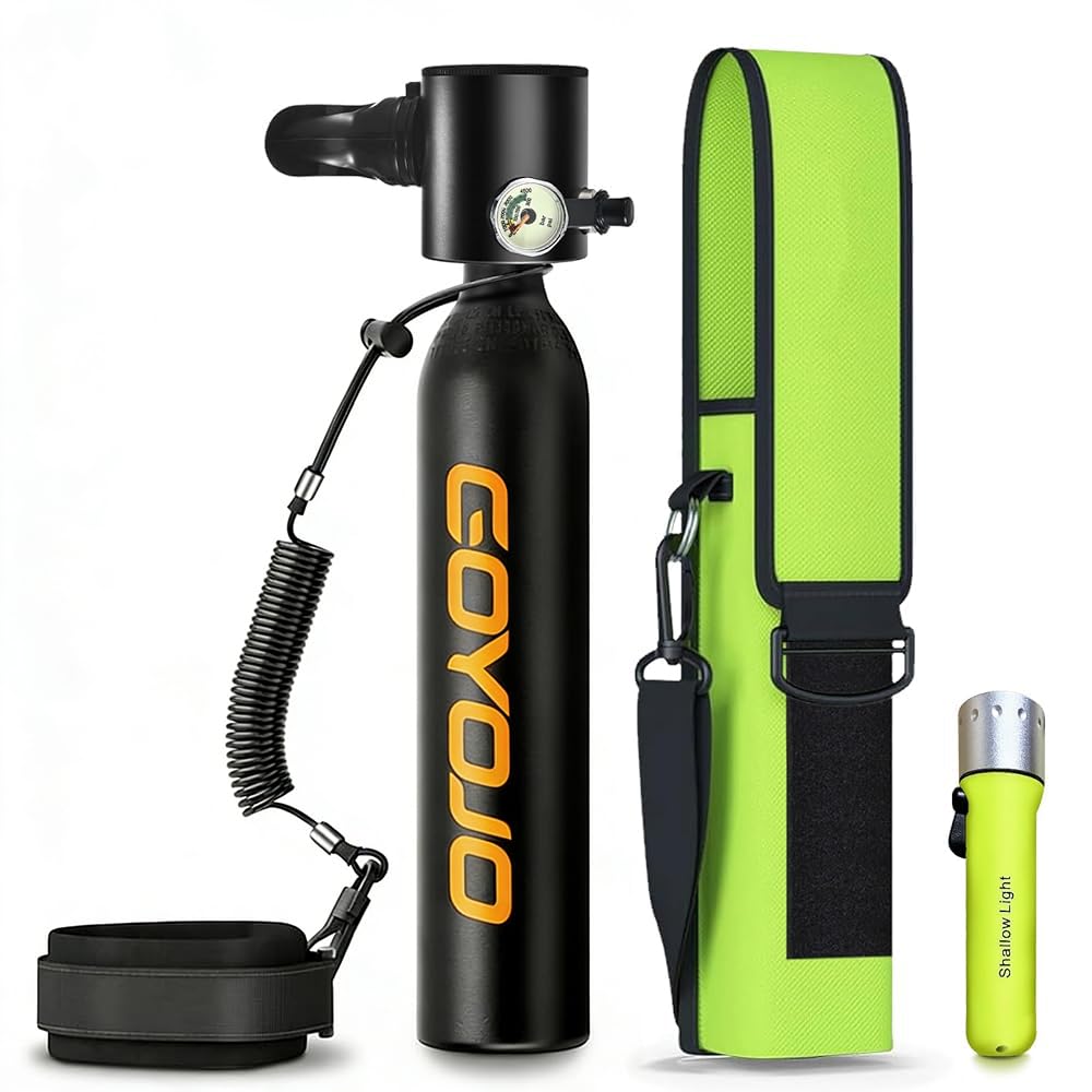 Amazon | GOYOJO 0.5L ダイビング酸素ボンベセット ミニタンクダイブ