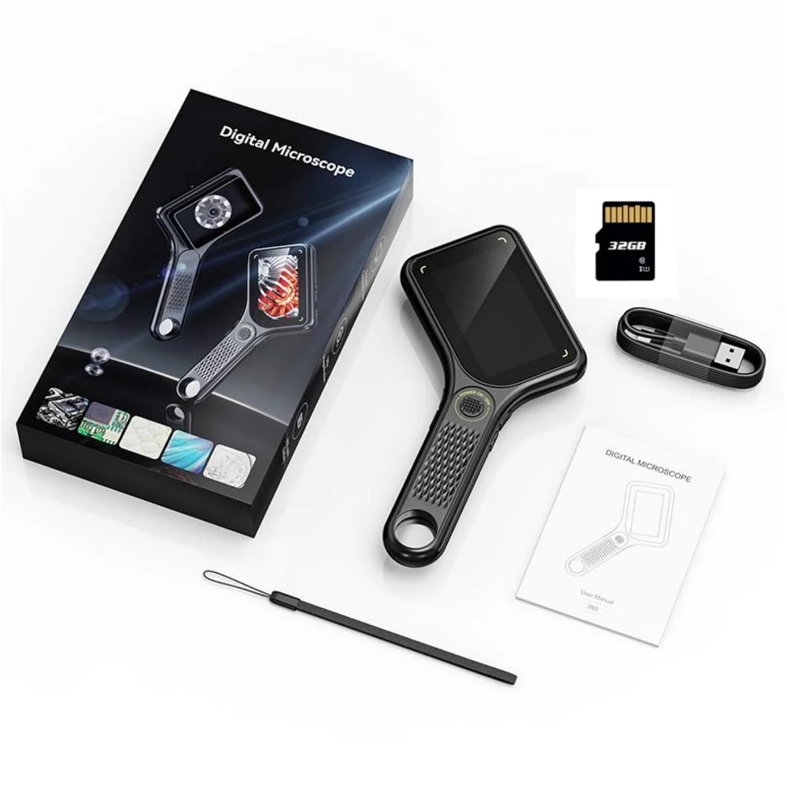 Digitales Mikroskop. Digitales Mikroskop 500X USB-Handmikroskop, Tragbar Tragbar