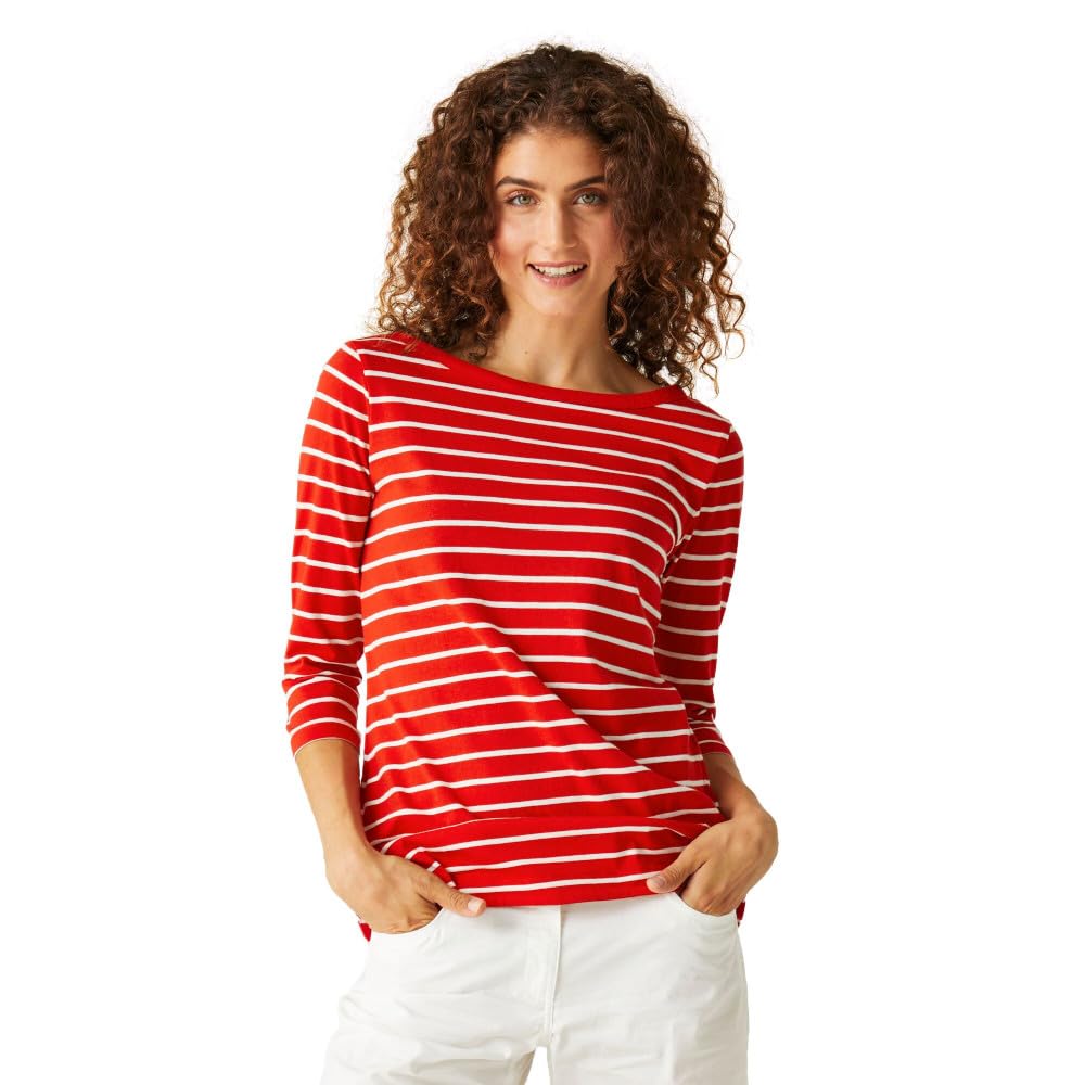 Regatta Women's Bayletta 3/4 Sleeve Top Red