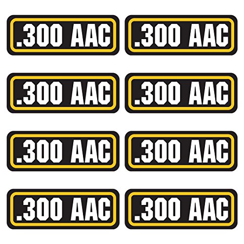 AZ House of Graphics 300 AAC Ammo Stickers 8 Pack