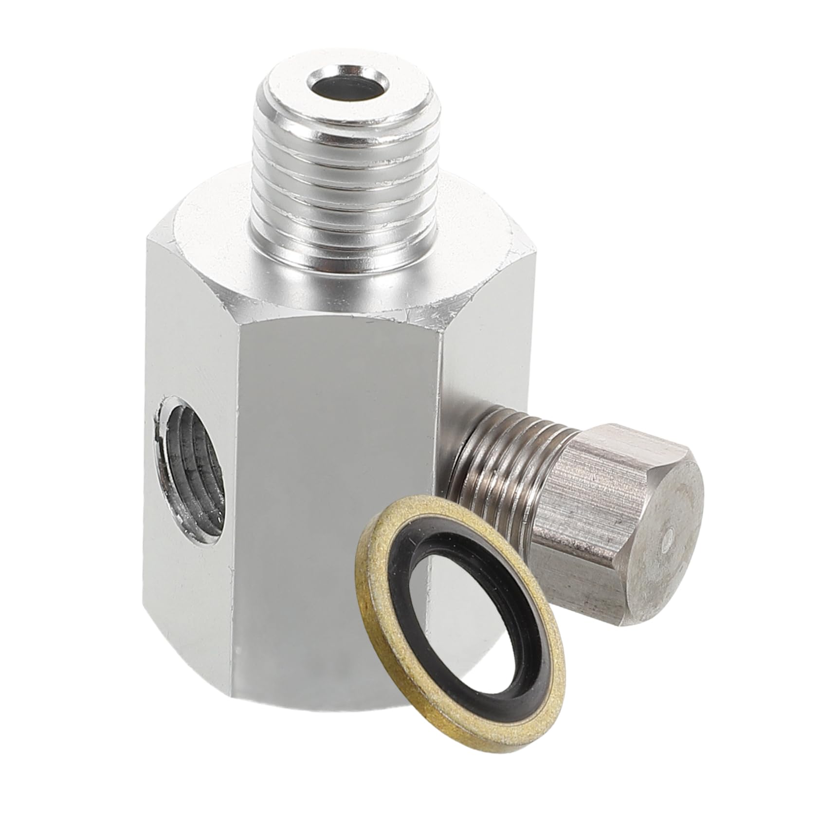MUCKLILY Oil Pressure Connectors Aluminum Alloy Quick Connectors for Car Side Port Adapters