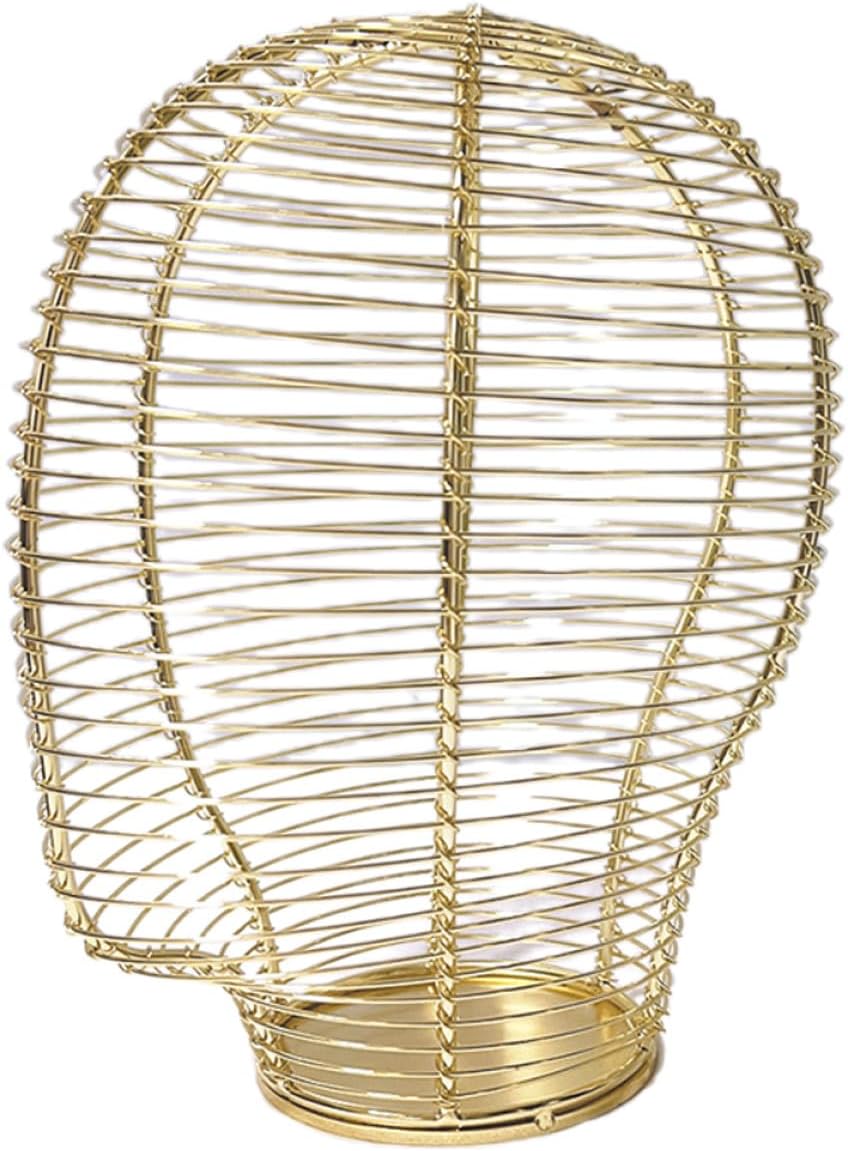 Metal Hats Rack Gold Cap Display Stand Hat Holder for Retail and Home Tabletop Storage Organizer for Caps in Closet