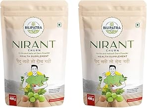 Nirant Churn Powder 400g, Pack of 2, Natural Ayurvedic Laxative for Constipation Relief (Nirant Churan) | Plant-Based Herbal Supplement, Boosts Energy & Digestion For Men & Women