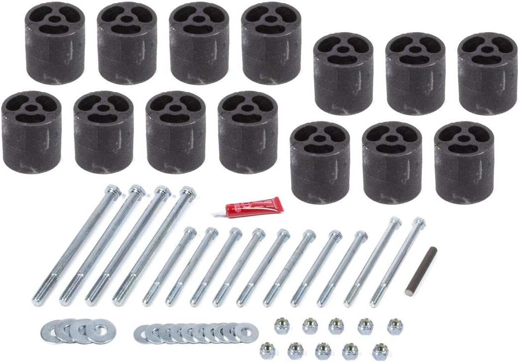 Dodge Ram Pickup W100/200/LW/SWB 3" Body Lift Kit, fits 1987 to 1993, PA653, Made in America