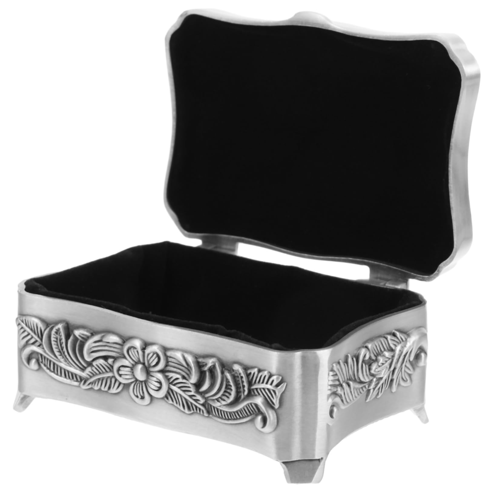 GALPADA 3 Pz Confezione Cattolica Organizer Per Cassetti Astuccio Cassetto Primo Organizzatore Elementi Collana Di Grandi Dimensioni Display Espandibile Lega Di Zinco Silver