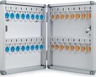 Key Lock Box, Wall Mount Key Holder Lock Box with Key Tags, for Car Office House Garage Rental Business(32Key)