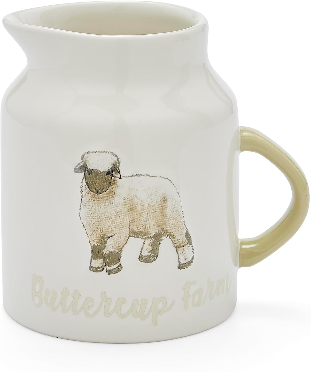 Cooksmart British Designed Milk Jug | Ceramic Milk Jug for Milk Or Creamer | Milk Jugs for All Type of Kitchens - Buttercup Farm