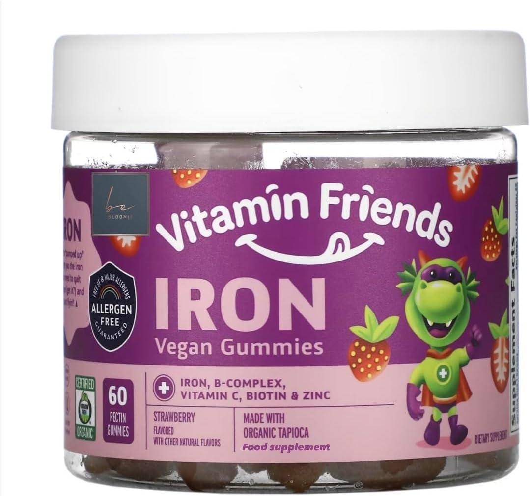 beBloomie Vegan Multivitamin & Iron for Kids Daily Nutritional