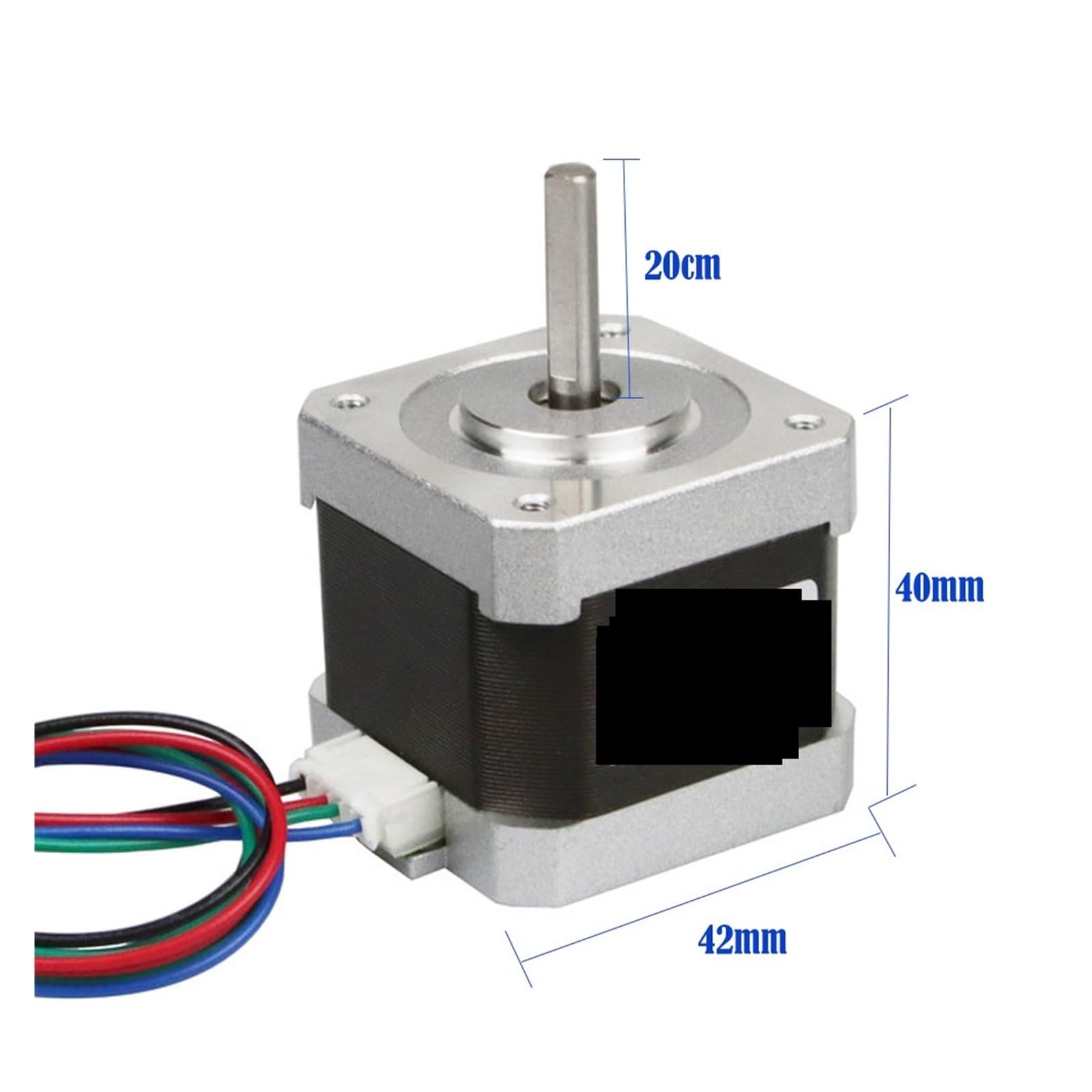 Caja de engranajes helicoidales Reductor de engranajes planetarios de alta precisión (3 unidades) 17HS4401 Motor paso a paso for CNC para impresora 3D robótica