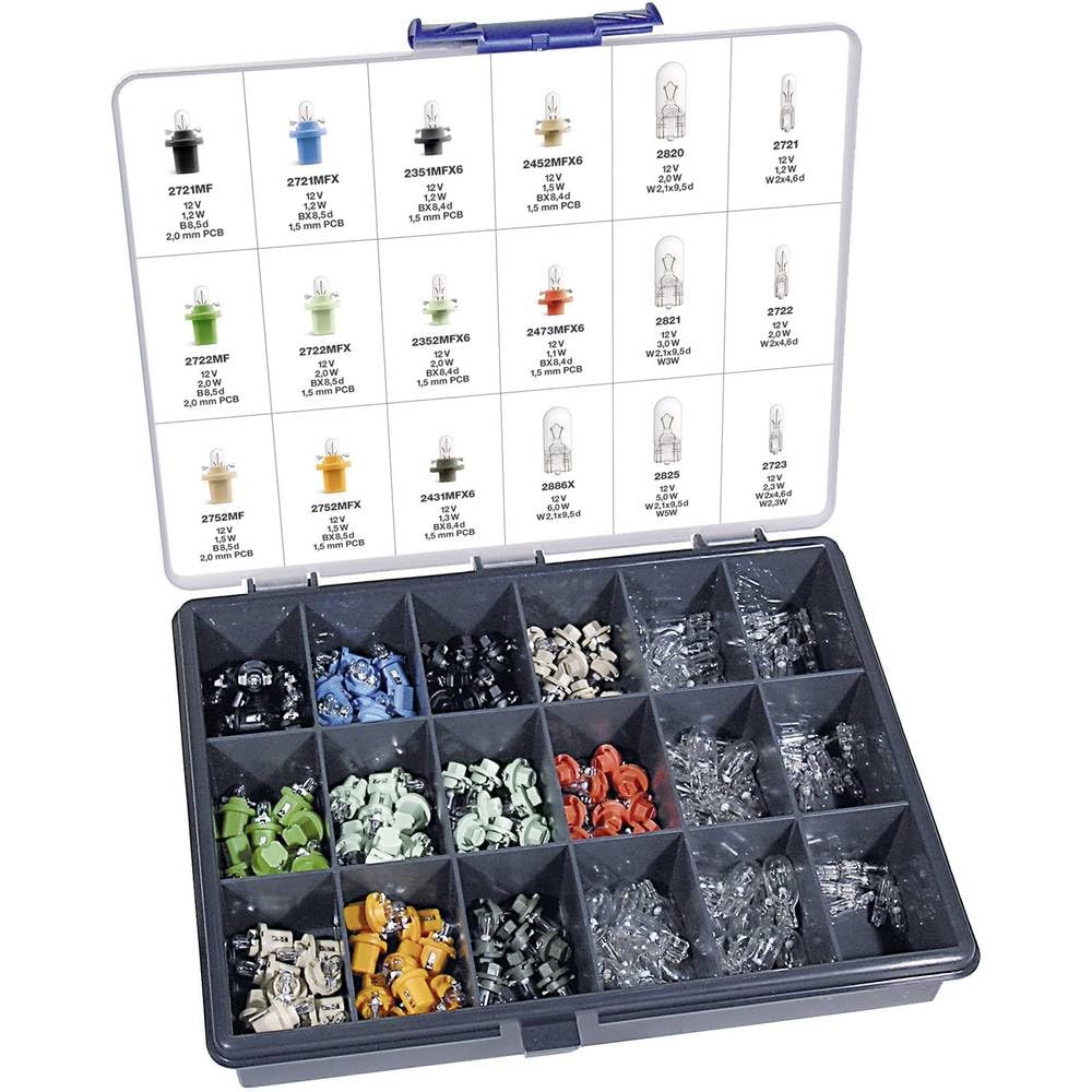 BOX ASSORTITO 180 LAMPADE 12V
