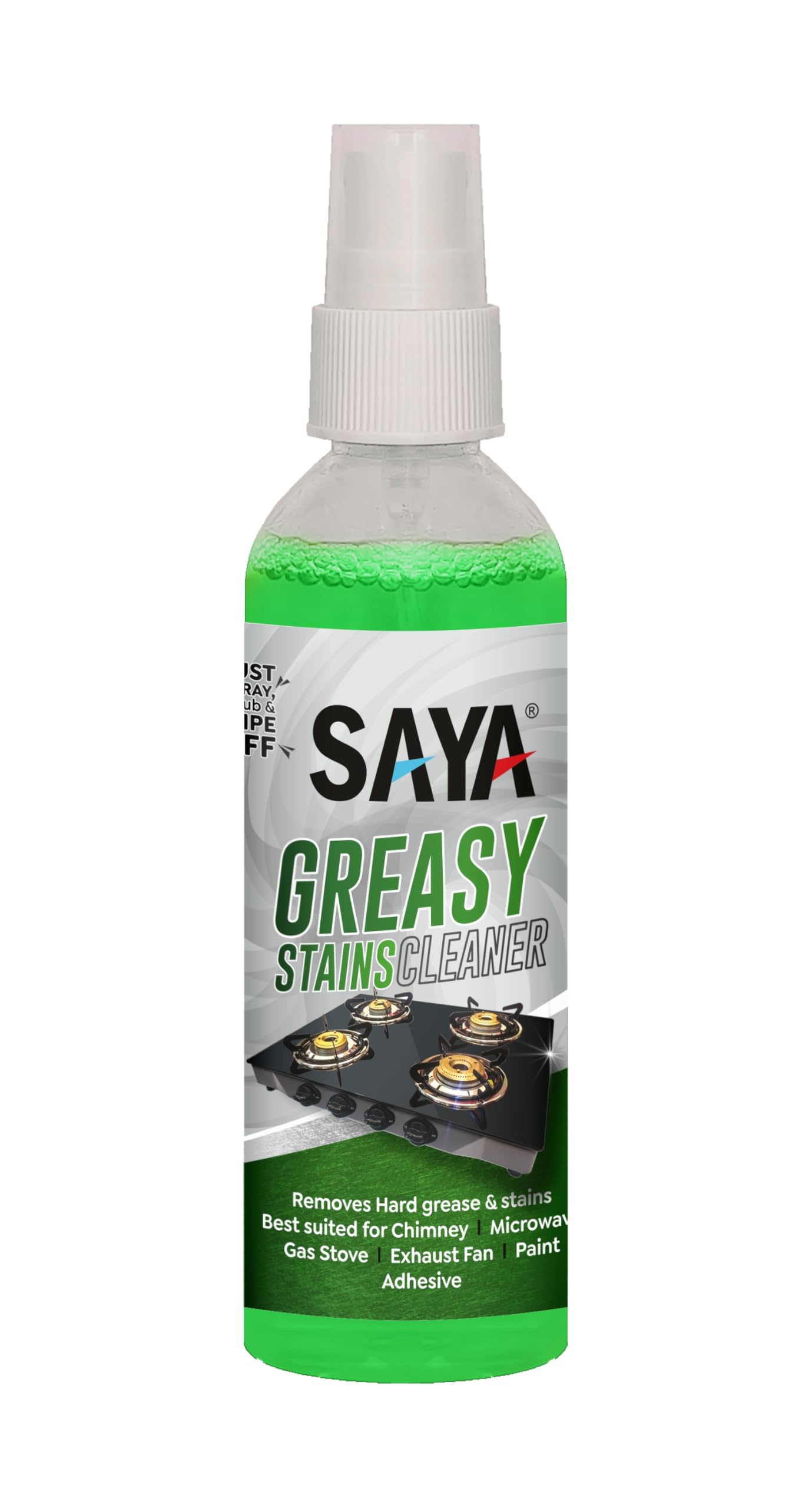 SAYA Greasy Stain Kitchen Cleaner 100 ml, Degreaser Chimney, Stove, Exhaust, Stains, 100 ml Oily Grease Remover Spray Bottle, Suitable for All Kitchen Surfaces (B08MXTMMHH) Amazon Price History, Amazon Price Tracker