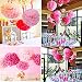 Simuer - Juego de 12 pompones colgantes para decoración de bodas y...