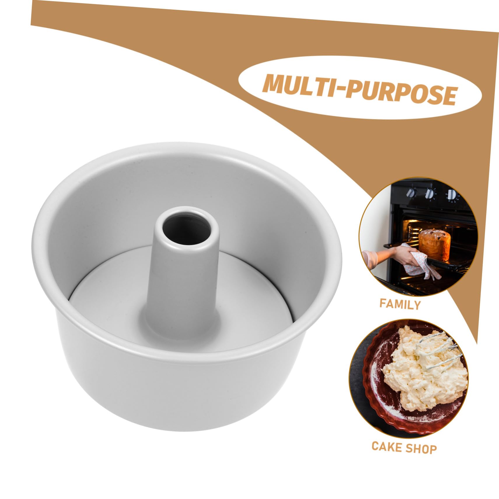 Molde Redondo para Tartas con Fondo Desmontable Aluminio Duradero Antiadherente para Hornear Bizcochos y Cheesecakes para Repostería DIY