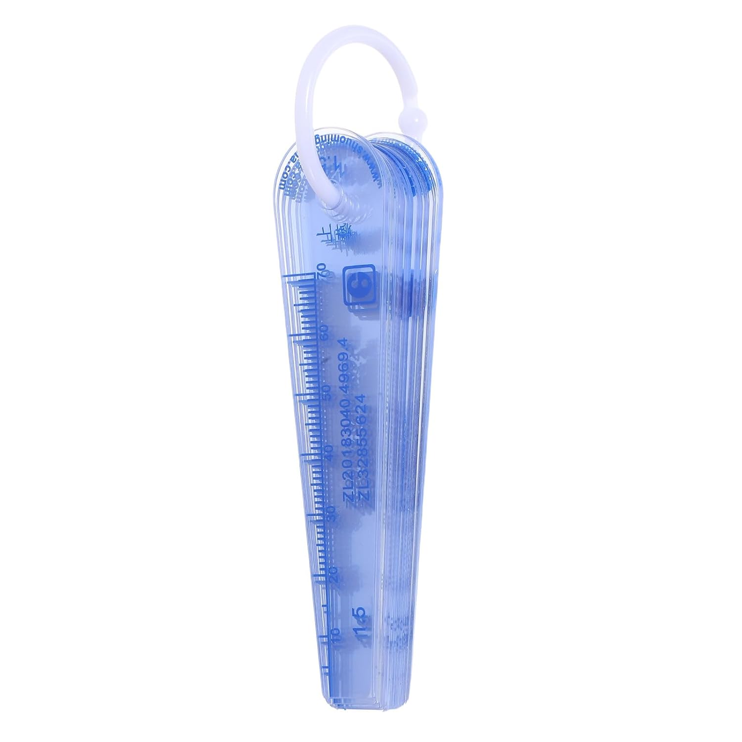 20pcs Portable Plastic Gap Gauge Feeler Set 0.05-2.0mm Wedge Shaped Flatness Measuring Tool for Fire Door Inspection and Home Engineering