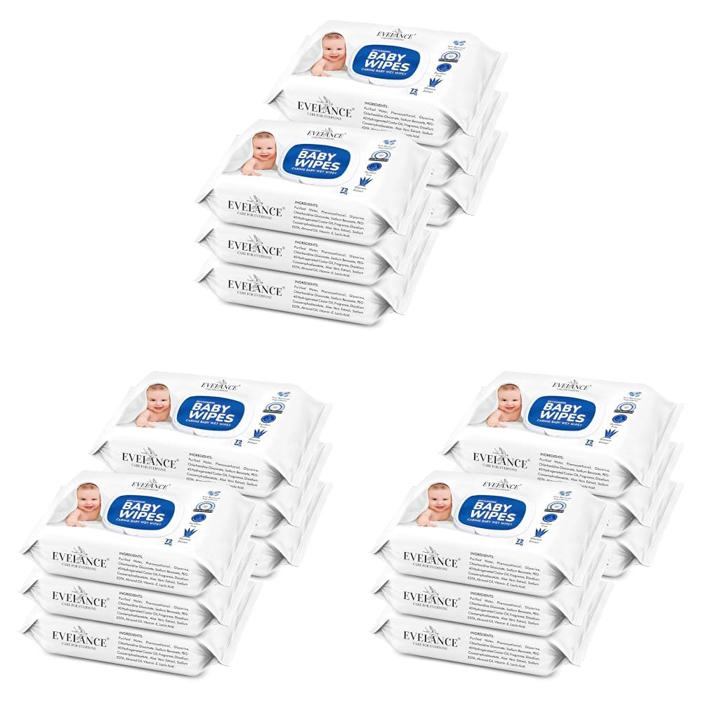 Soft Cleansing Baby Wipes with Lid | 72 Wipes x 6-432 Wipes | Extra Thick & Moist Wet Wipes for Baby's | Prevents Rashes & Redness with Goodness of Aloe Vera Vitamin E | pH Balanced-image-20
