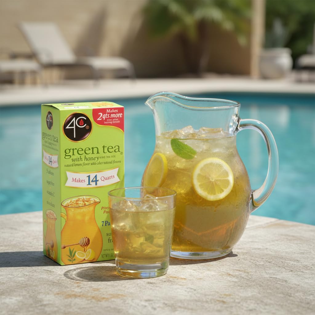 Amazon.com : 4C Pitcher Packs, Green Tea 8 Pack, Makes 14 Quarts
