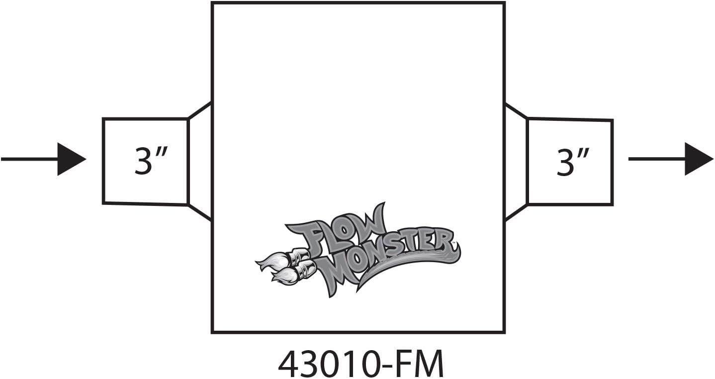Flowmonster 43010-FM 1-Chamber Muffler