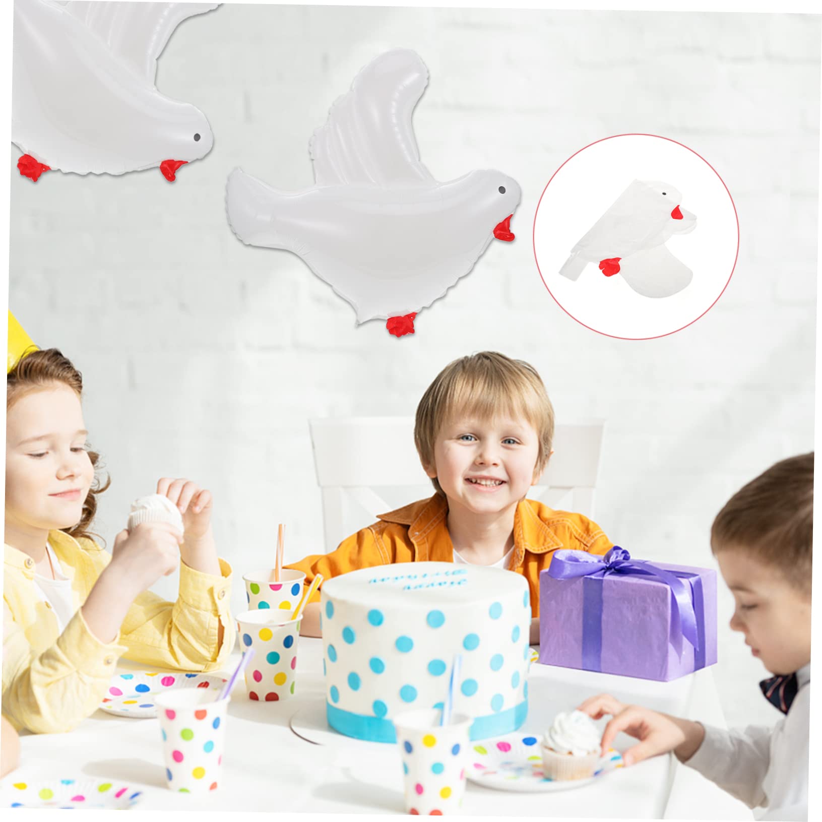 BALLON DECORATIF,--Ballons En Forme De Colombe Volante, 10 Pièces-lot