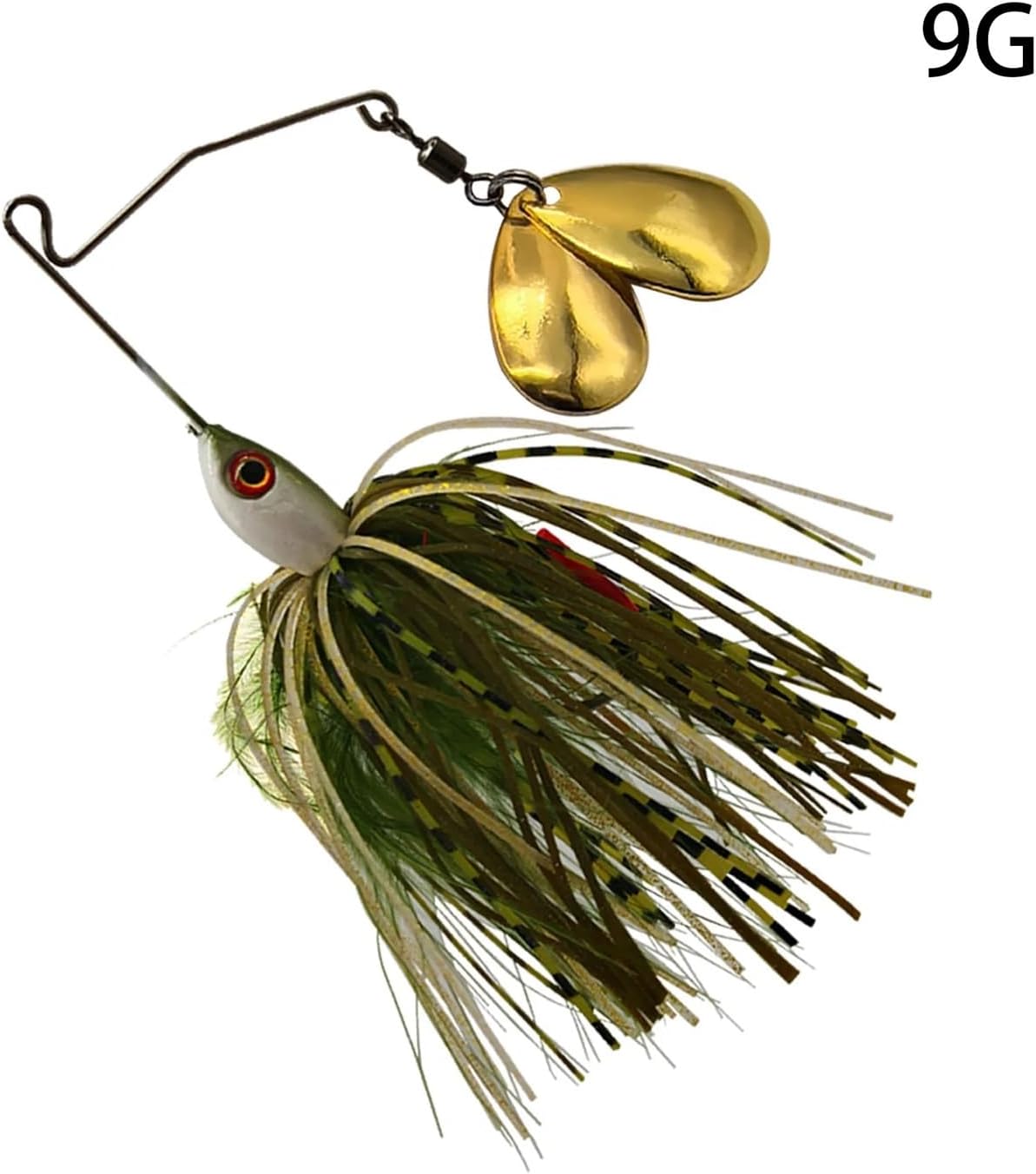 Spinner Baits 10pcs 7G/9G Spinner Bait Fishing Lure Chatter Blade Dancer Buzzbait Wobbler Chatterbait for Bass Pike for Fishing