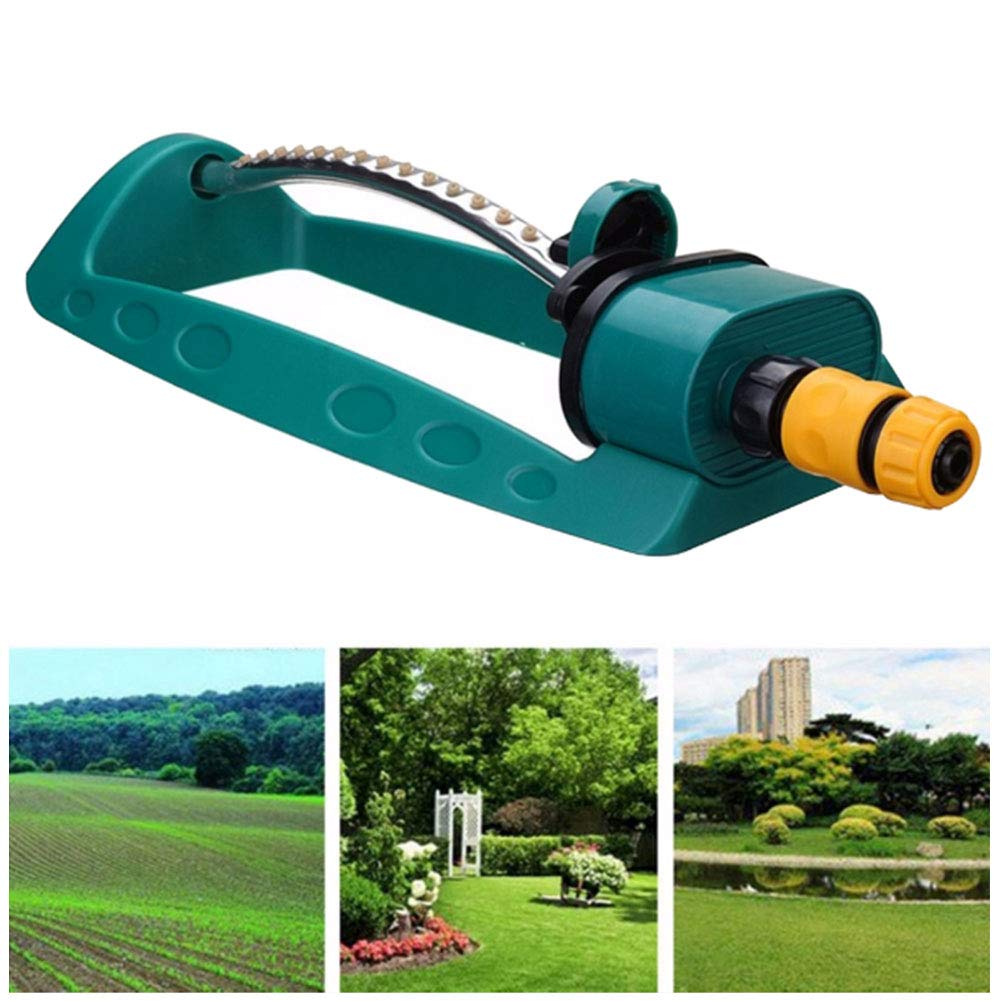 Arroseur de jardin automatique ELQ fini la pelouse jaune avec la rotation 360°