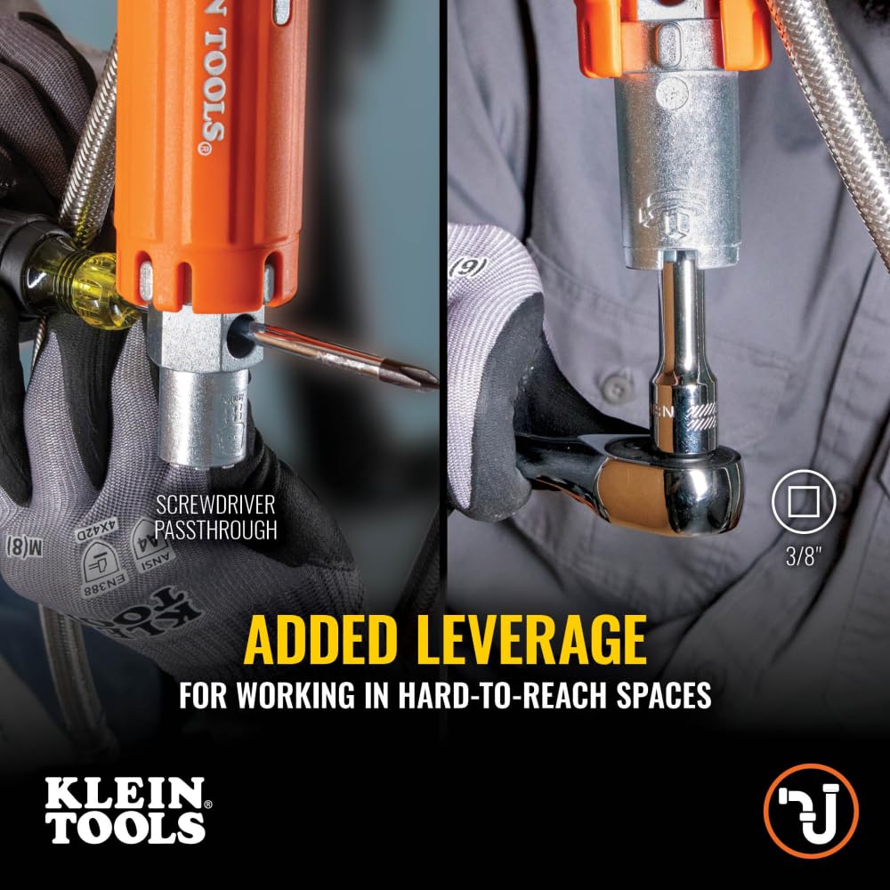 Klein Tools 68098 Clé à robinet, outil multifonction 12 en 1 pour installations et réparations d'évier, de toilettes et de robinets
