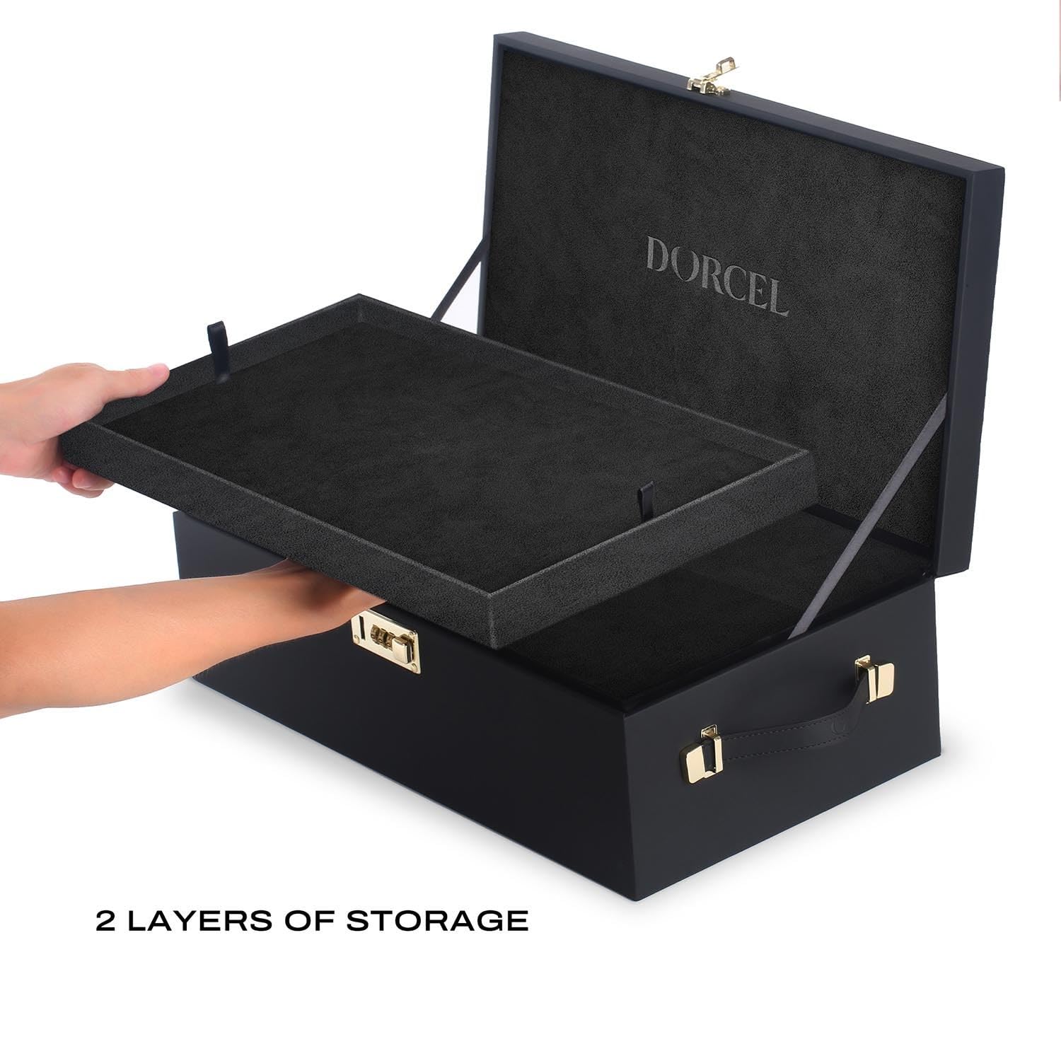 Coffret de rangement de prestige - mallette sextoy - rangement intime - coffret sécurisé - boîte discrète - rangement Dorcel