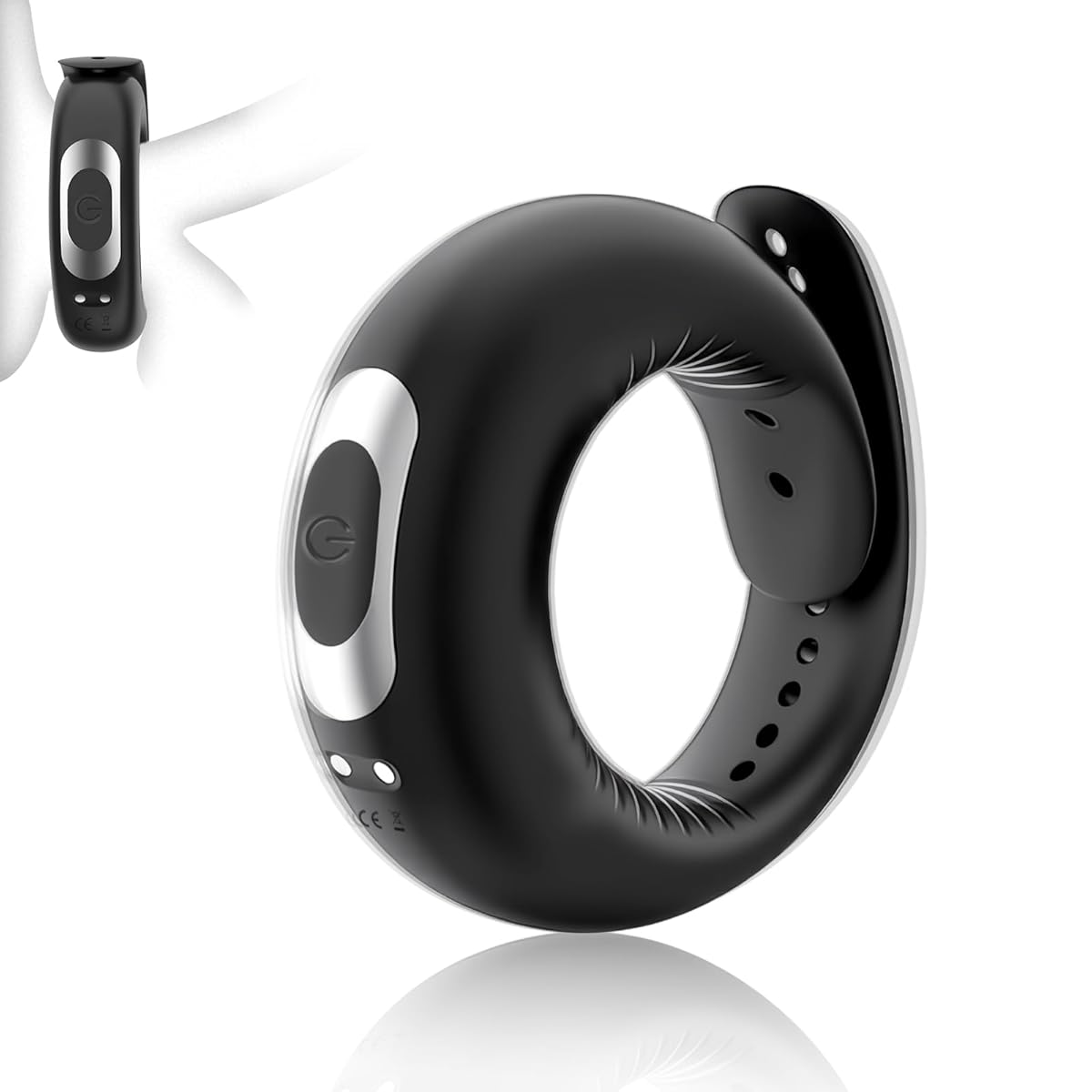 ペニスリング コックリング シリコン製 電動バイブ 男性 亀頭バイブ 亀頭責め 10種振動 丸なサイズ調整可能 USB充電大人のおもちゃ カップル向け