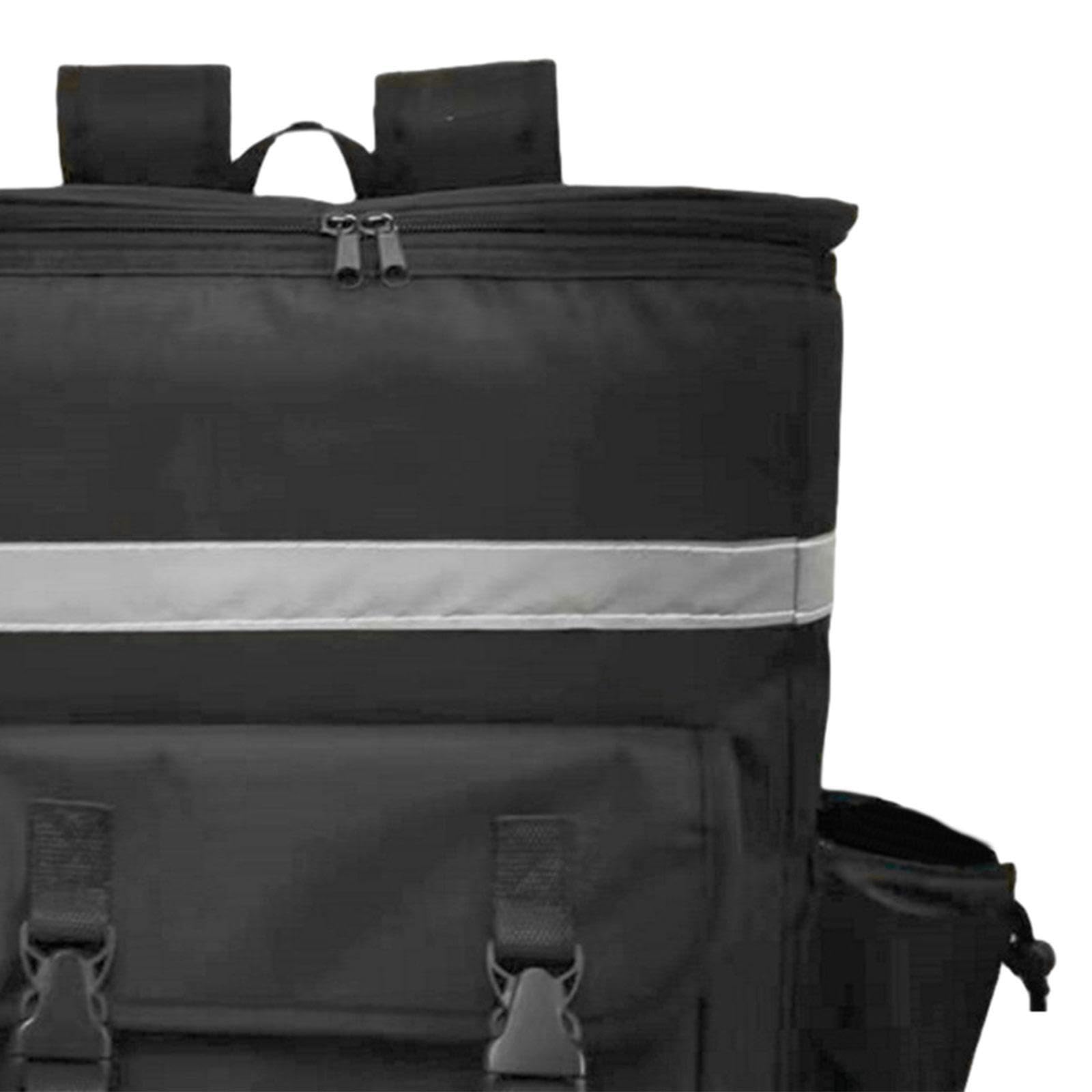 Práctica mochila térmica para comida con múltiples bolsillos para | transportar alimentos y bebidas de forma eficiente. Mochila térmica para reparto en la playa, bolsa para camping.
