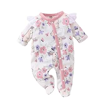 Amazon.com: AIMAOMI Baby Girl Clothes Ruffle Long Sleeve