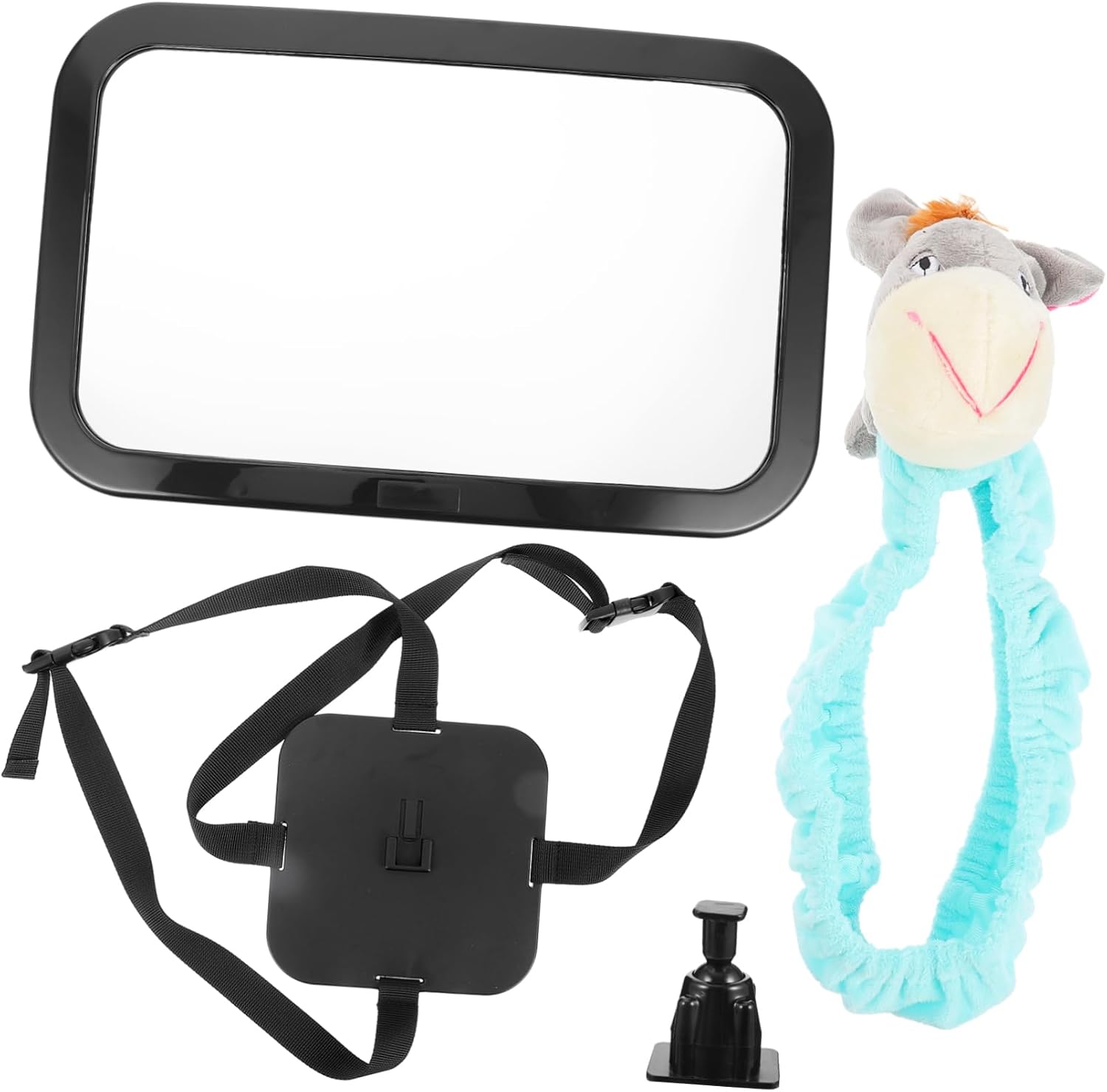 BESTonZON 1pc Car Interior Observation Mirror for Backseat Rearview Mirror Includes Doll Durable and Easy to Install for Safe Driving