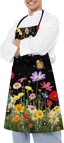 Miniatura 2 de Casa Cocina Cocinar Hornear Jardinería para Mujeres Hombres con Bolsillos 27.5x33 Pulgadas