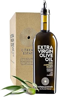 Australia Select Extra Virgin Olive Oil, First Cold Pressed, Non-GMO, Keto Friendly, High in Antioxidants, Fruity & Balanced (750 ml (Pack of 1))
