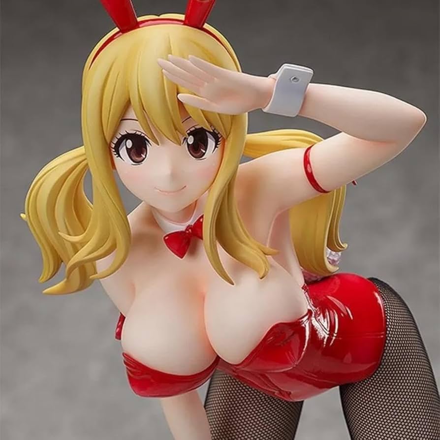 ルーシィ・ハートフィリア 生足バニーVer 国内正規品 フィギュア こぼれそうな胸元にドキドキ！『FAIRY TAIL』ルーシィが魅惑の生