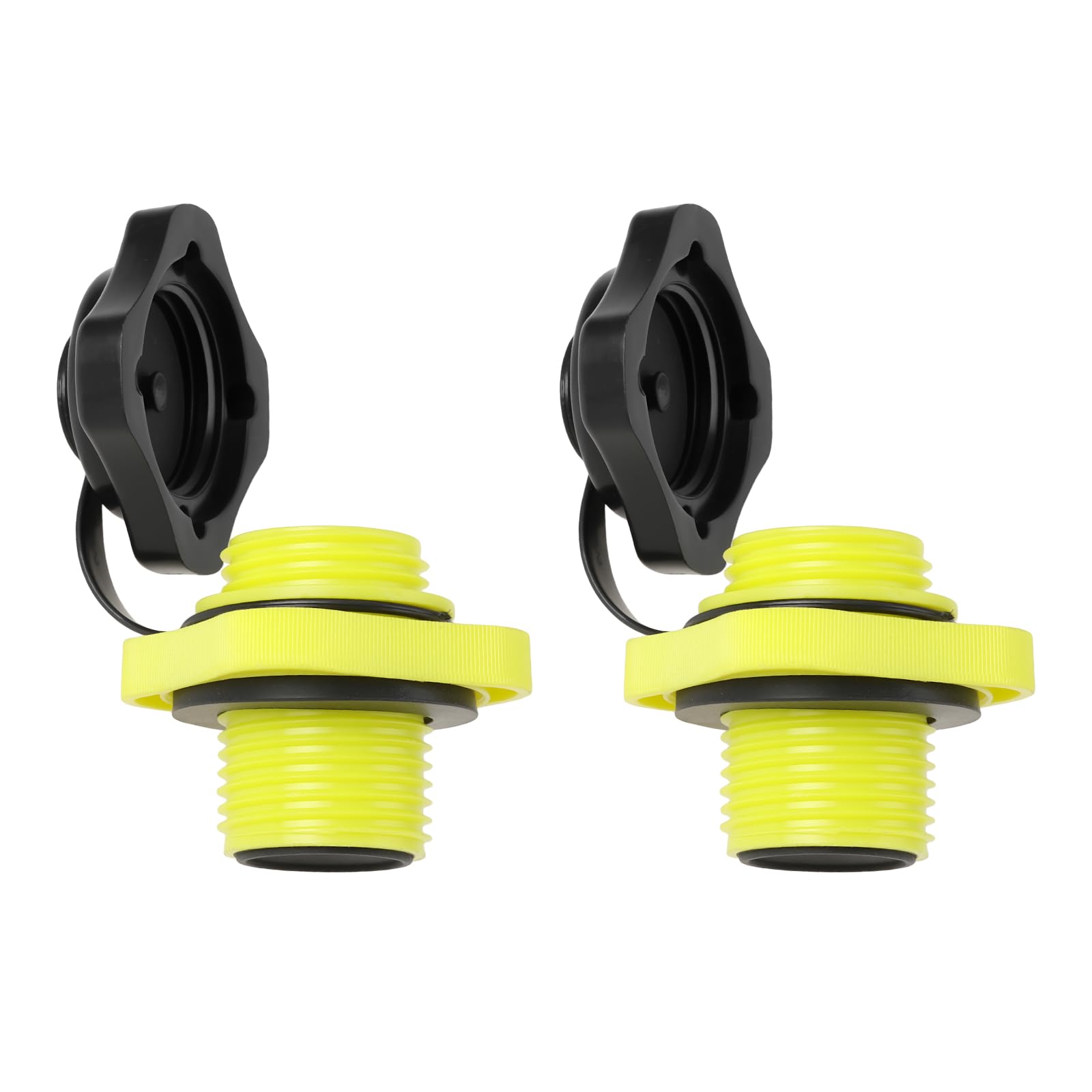 MechPort 2 Pack 24 mm Inflatable Boat Air Valves Compatible with Boston Compatible with Jobe Towables