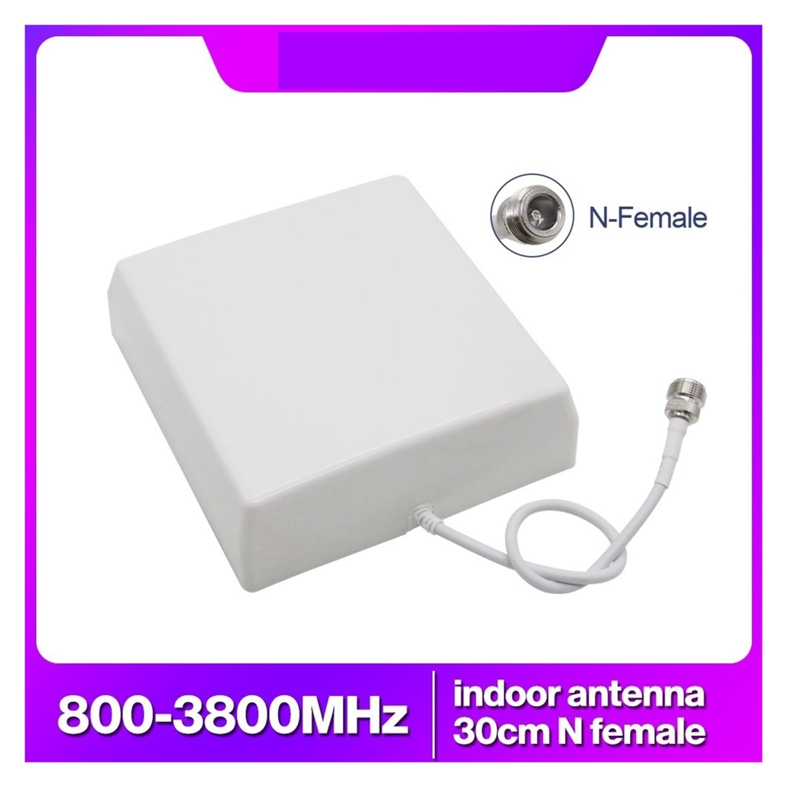 Antenna Da Interno GSM 2G 3G 4G 5G 800-3800Mhz 8dbi 900 1800 2100 Con Ripetitore Amplificatore Di Segnale Mobile N-femmina Copertura più ampia