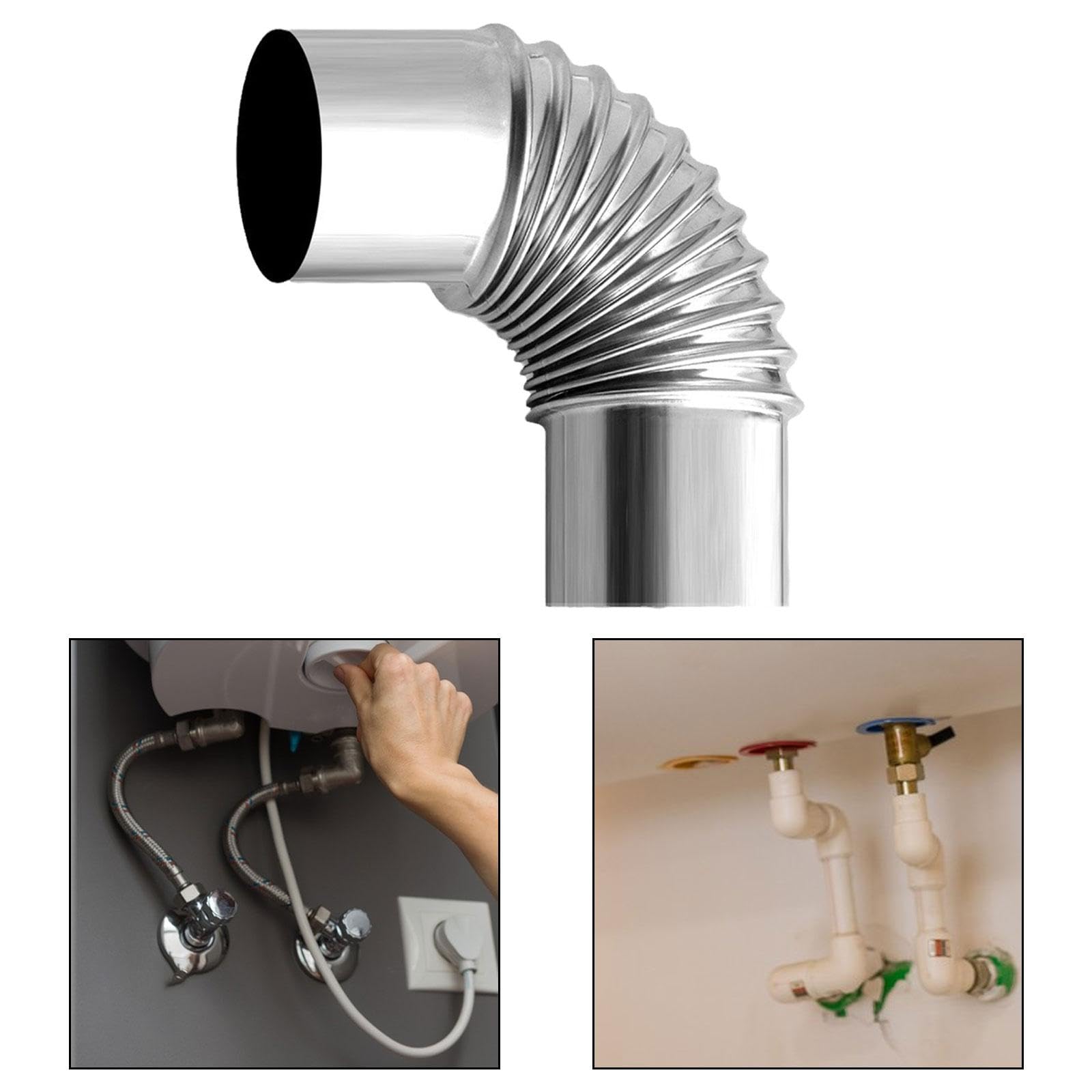 Tuyau De Poêle En Acier Inoxydable, Coude à 90 Degrés Pour