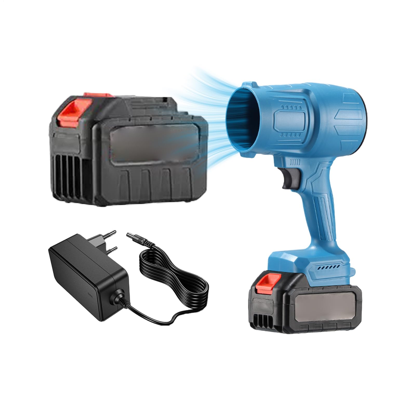 Ventilador portátil y soplador de aire manual para polvo en coche y camping exterior
