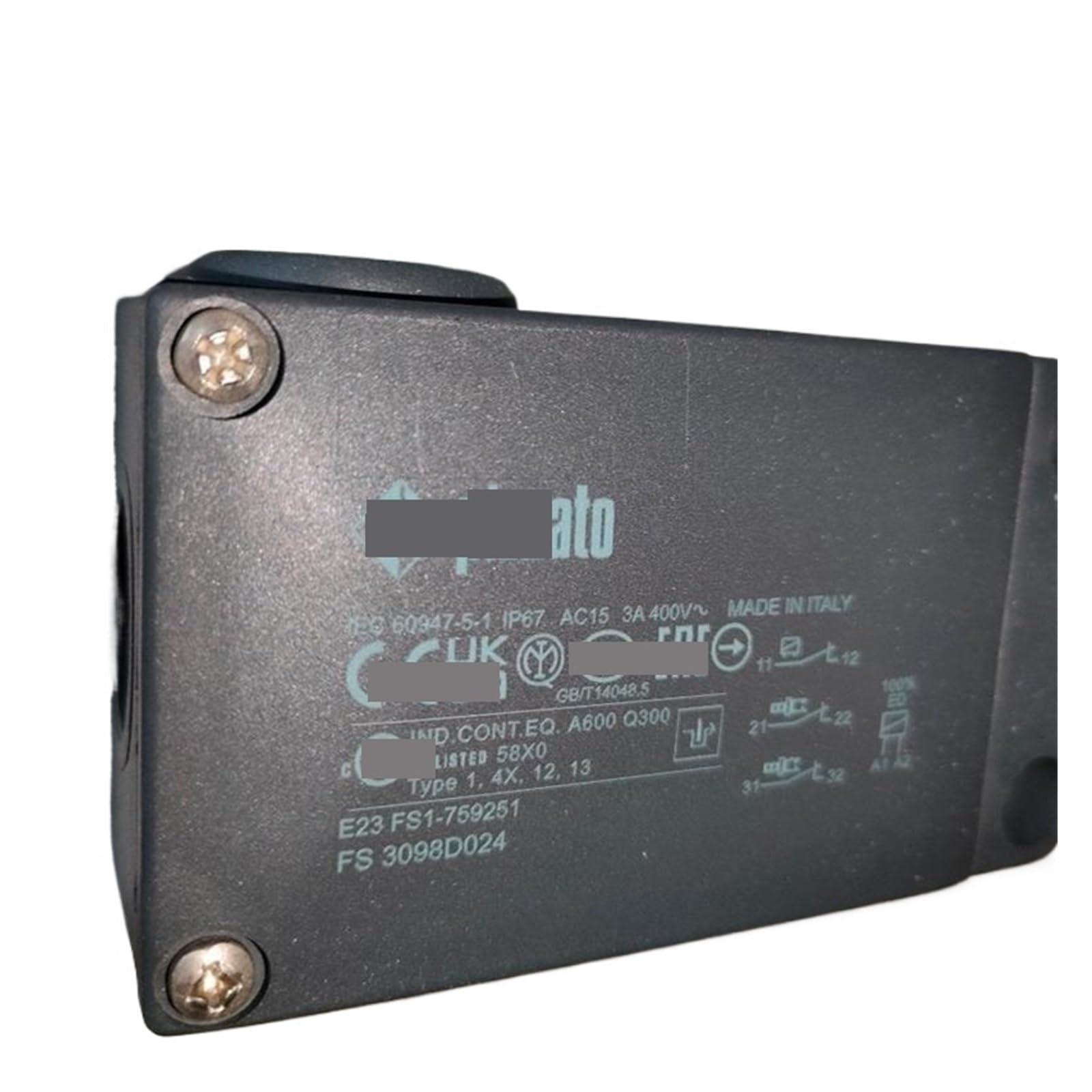 Interruptor de Seguridad Interlock Bloqueo Puerta FS 3098D024