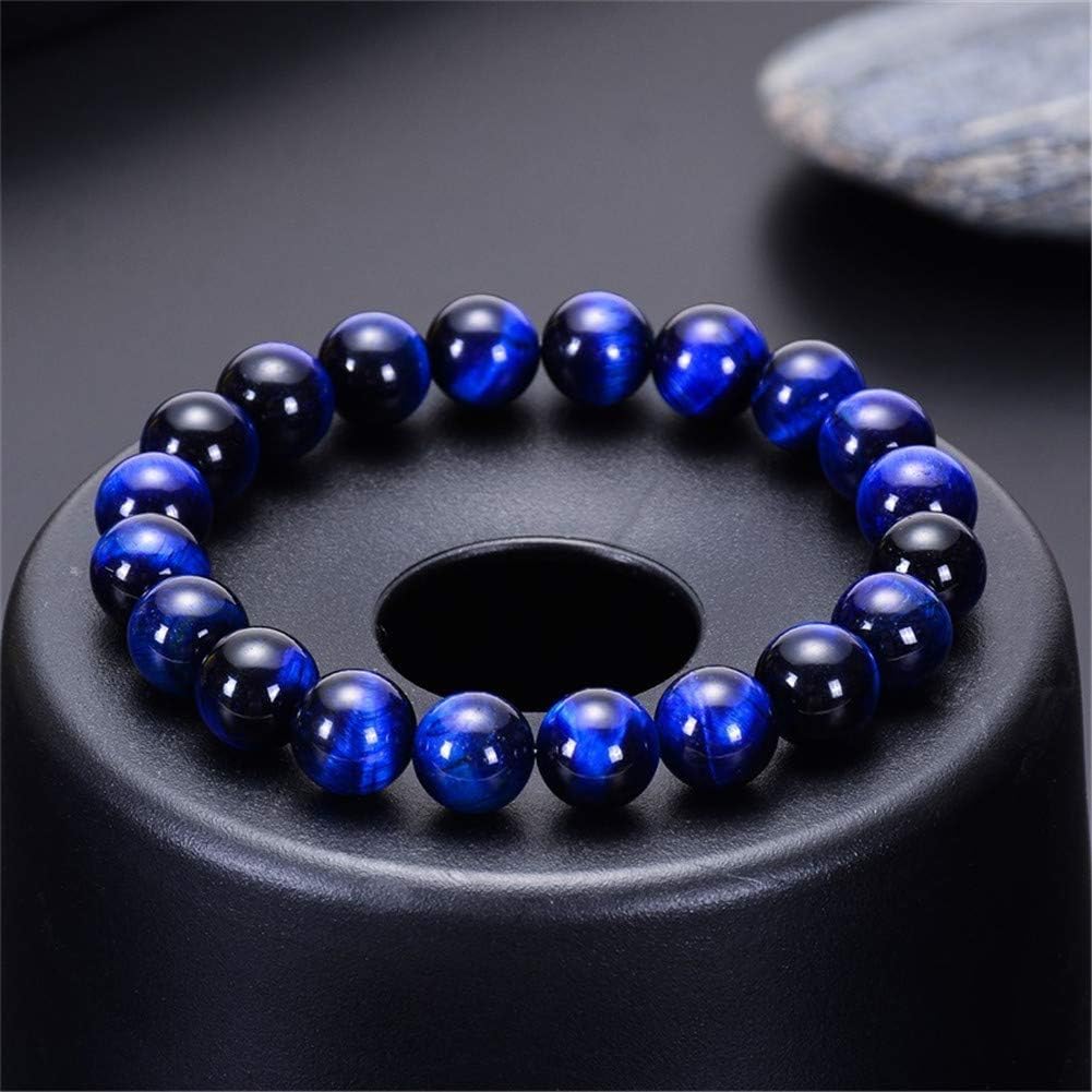 Bracciale in pietra occhio di tigre blu