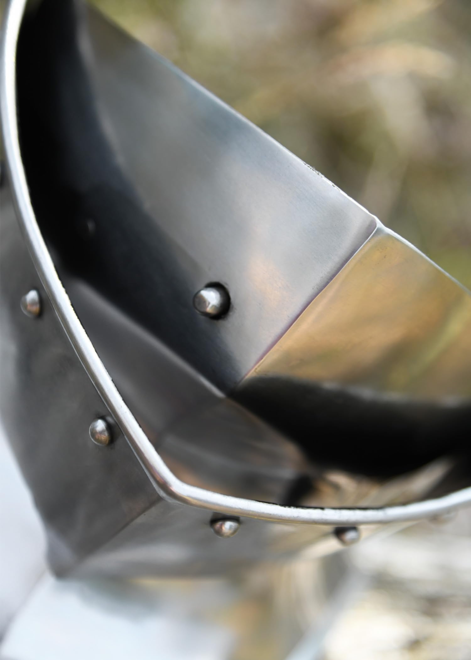 Ulfberth - Mittelalterliche Halsberge aus 1,6 mm Stahl - Authentische Rüstung für Reenactment, LARP und Mittelalter-Enthusiasten