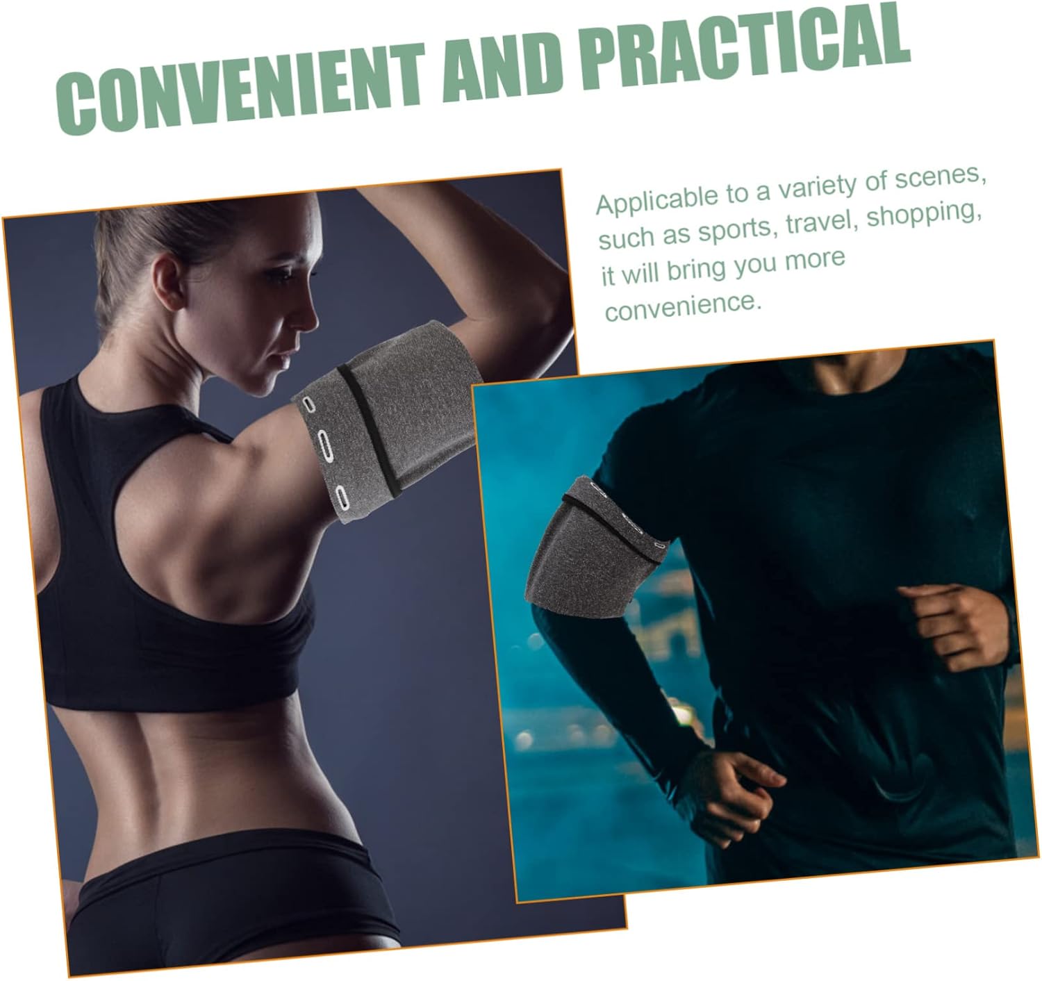 jojofuny 5pcs Workout Armband Storage Bag Breathable Arm Cover for Running Lightweight Cellphone Pouch for Outdoor Enjoyment and Exercise