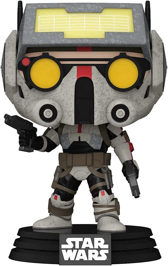 POP Star Wars: Bad Batch - Tech Funko Pop! Vinyl Figure (Bundled with Compatible Pop Box Protector Case), Bad Batch Tech, Multicolored, 3.75 inches