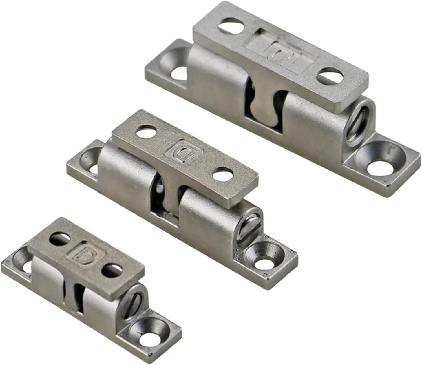 316 Stainless Steel Adjustable Spring Buckle with Beads Wardrobe Door Suction Industrial Door Buckle 1Pcs(HT3168-2 SUS316)