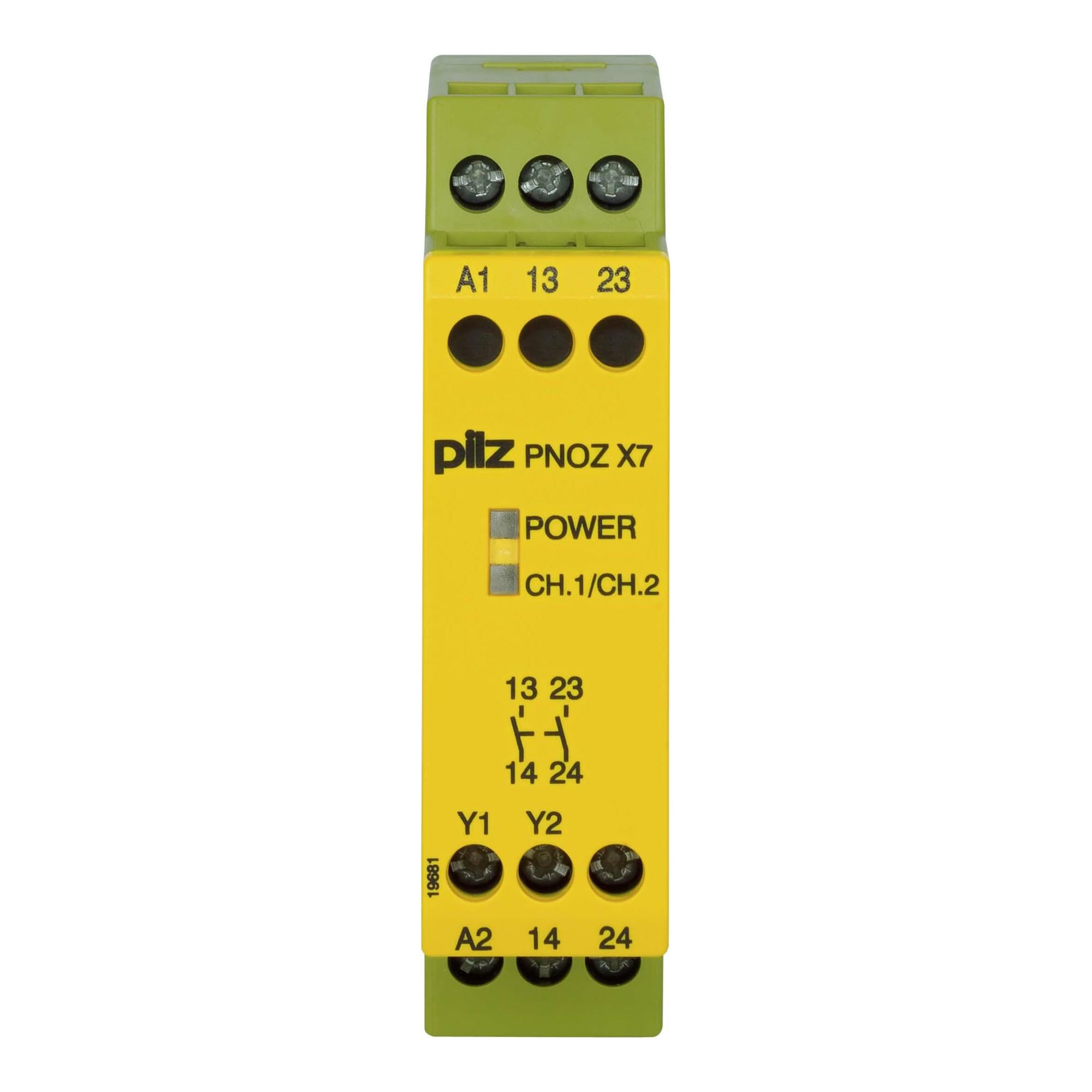 PILZ Disjoncteur de sécurité PNOZ X7 24 VACDC 2n/o 2 portes (l x H x P) 22,5 x 87 x 121 mm, 1 pièce