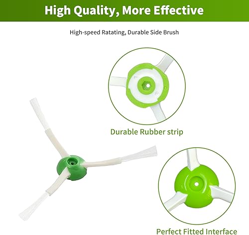 Miniatura 4 de BYOFI Piezas de repuesto para irobot Roomba i1+ i7i7+ i3+ i4+i6+ i8+ J7+Plus E5 E6 E7, I & E & J Series Accesorios para aspiradora incluyen 2