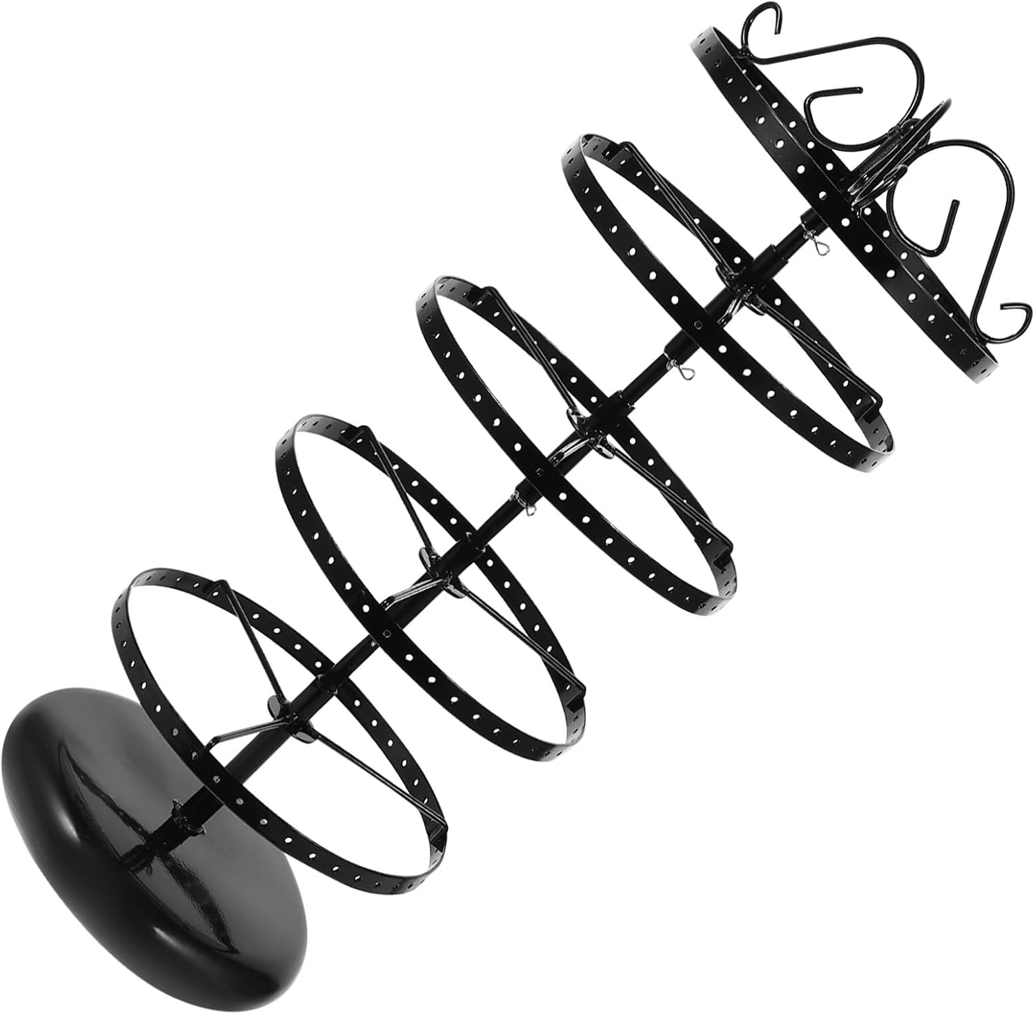 Alipis Rotating Jewelry Display Rack Earring Organizer Stand for Home Supplies Storage Capacity Holder for Easy Access and Elegant Decoration