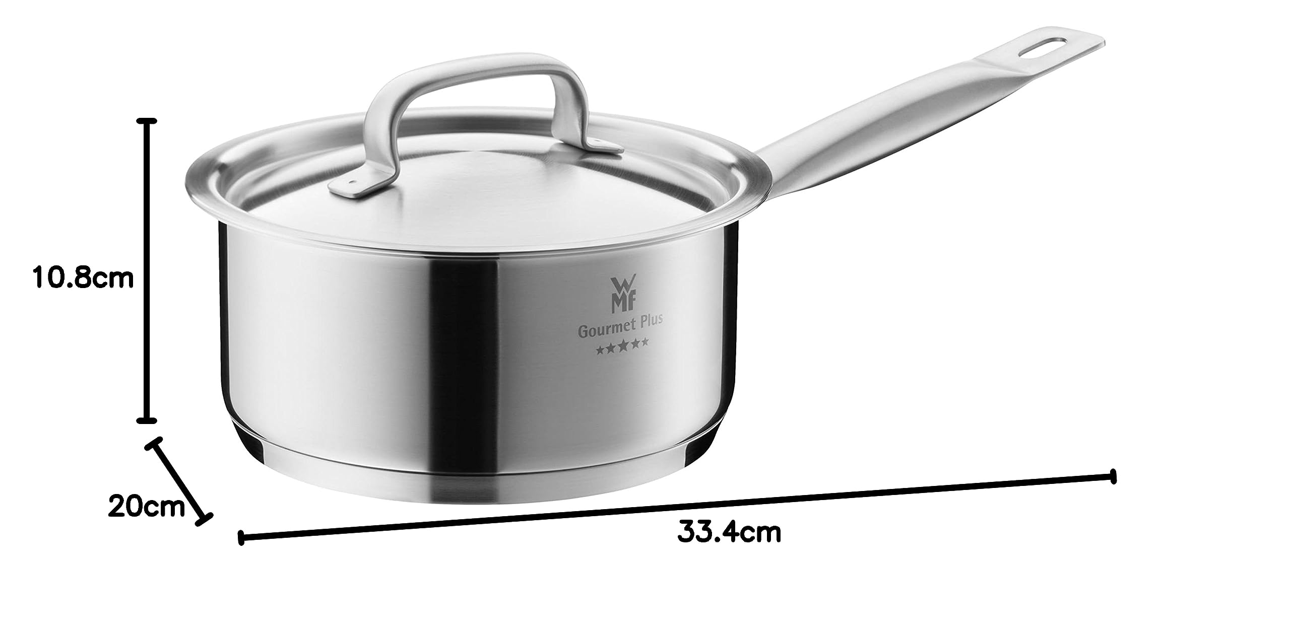 WMF Gourmet Plus 両手鍋 中型 ステンレス WMF Gourmet Plus 両手鍋 中型 ステンレス