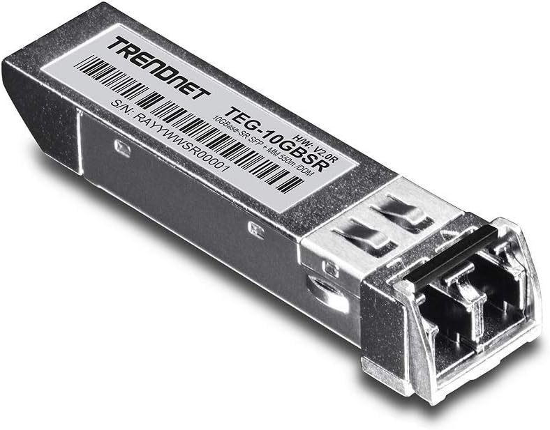 TrendNet TEG-10GBSR Récepteur SFP+ Multimode 10Gb/s 550m